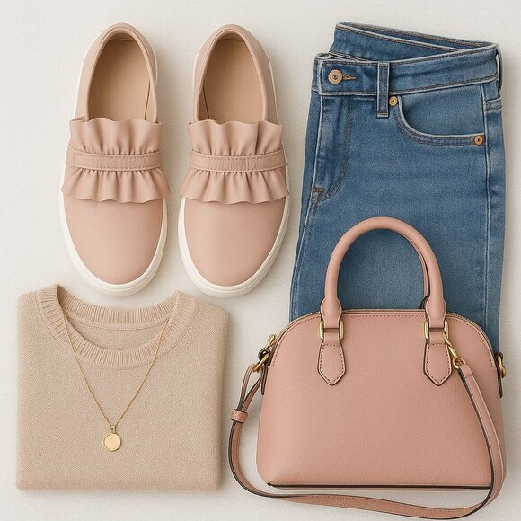 MICHAEL KORS Bella Pink Slip-On Sneaker  - Picture 1 of 10